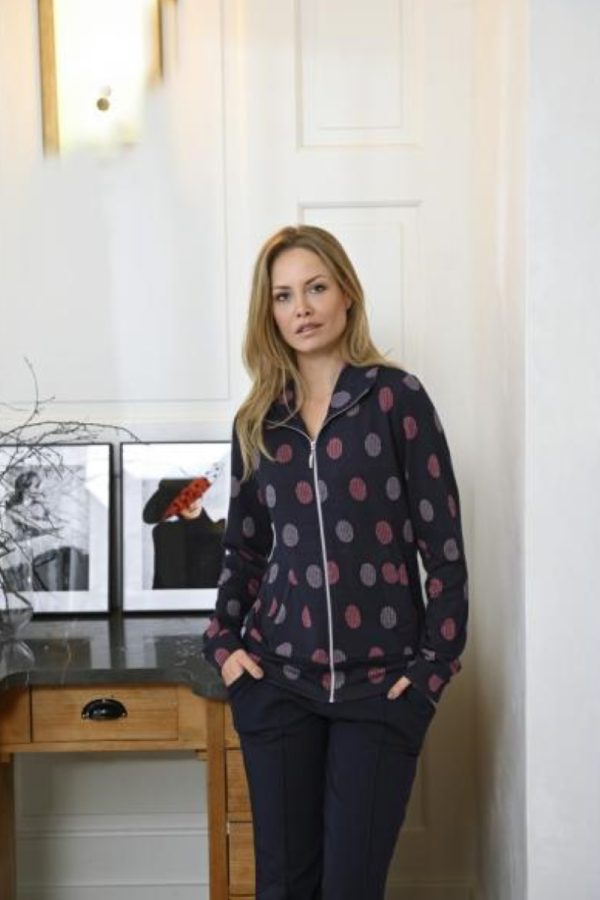 Ringella huispak met doorlopende ritssluiting