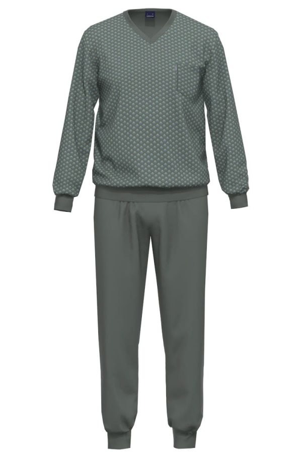 Ammann heren pyjama donkergrijs