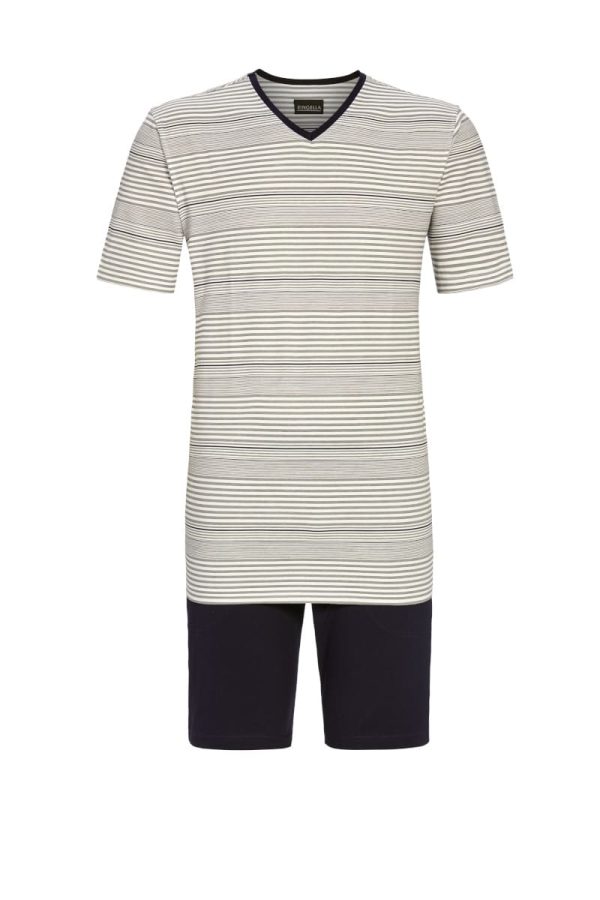 Ringella heren shorty met V-hals