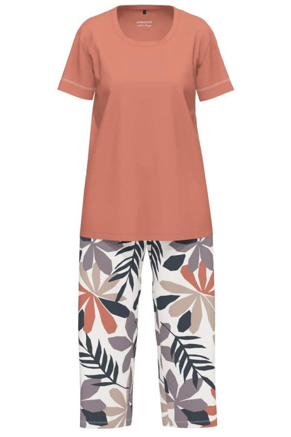 Ammann dames pyjama korte mouw