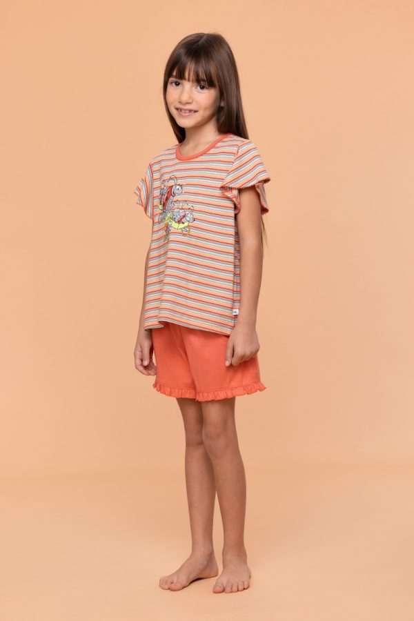 Woody meisjes pyjama multicolor
