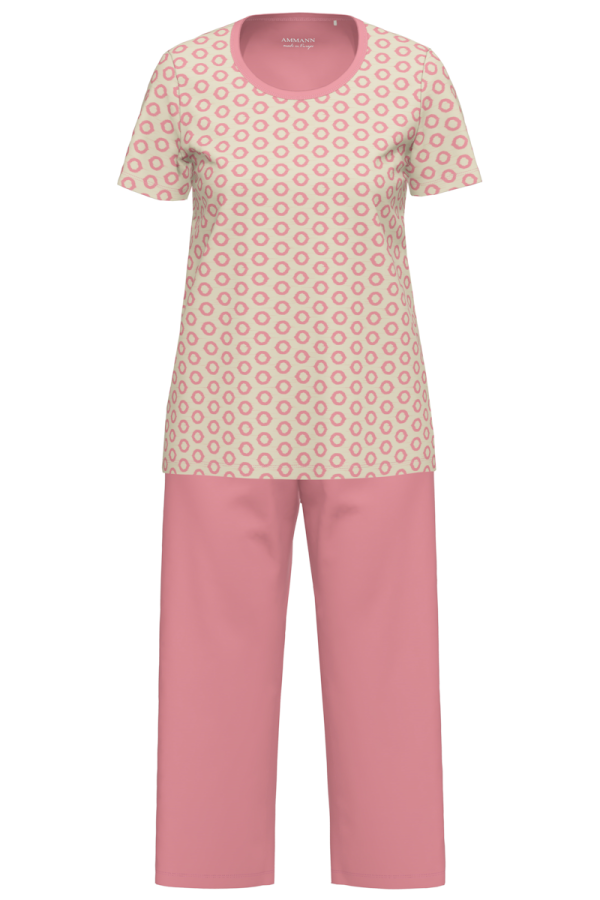 Ammann dames pyjama 7/8 broek