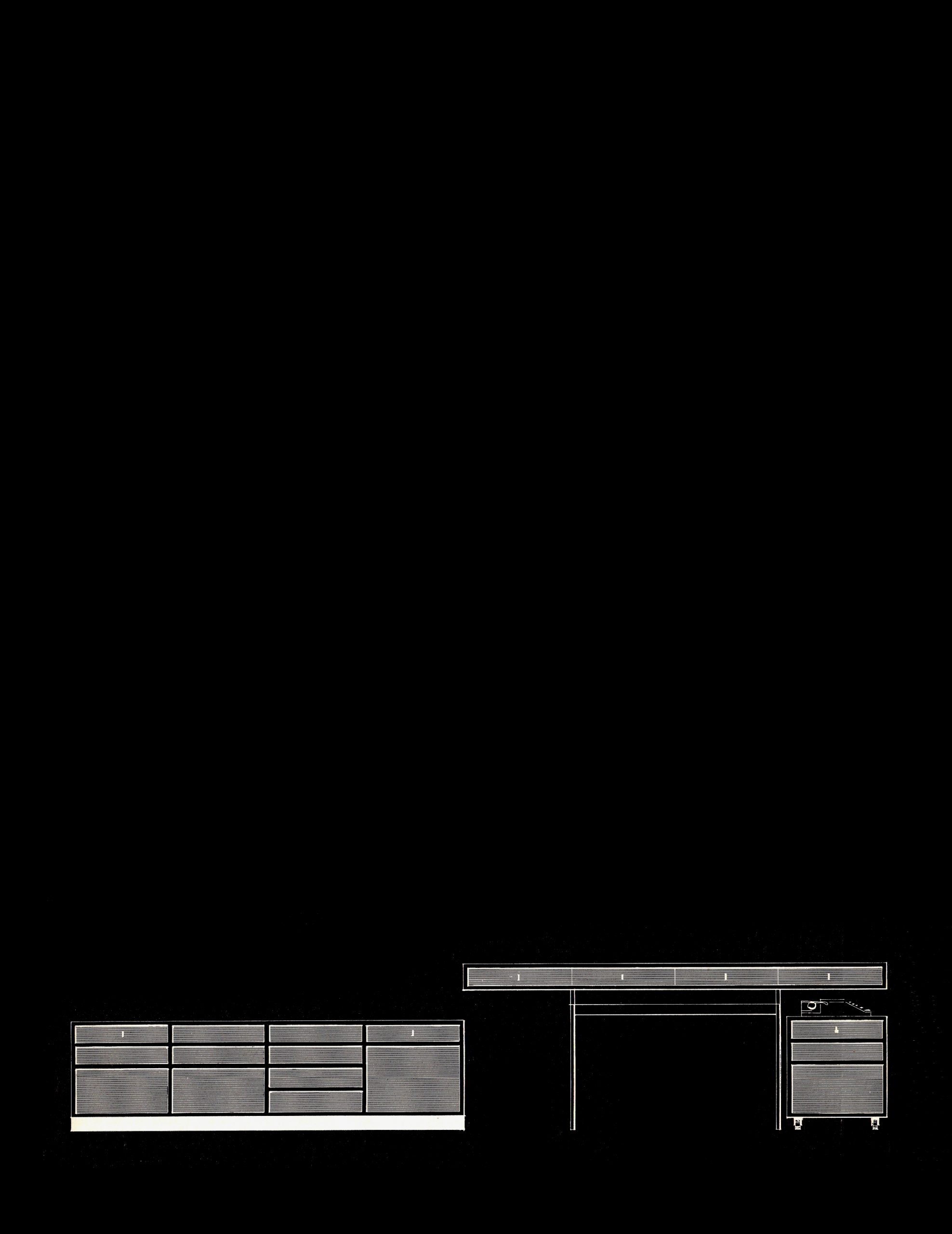 The Desk & Unit Drawing 1959