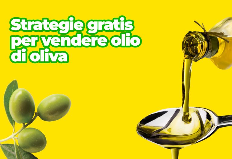 vendere olio di oliva gratis