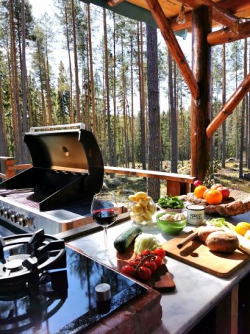 Ni har grillplatser och gasolgrill i ForRest