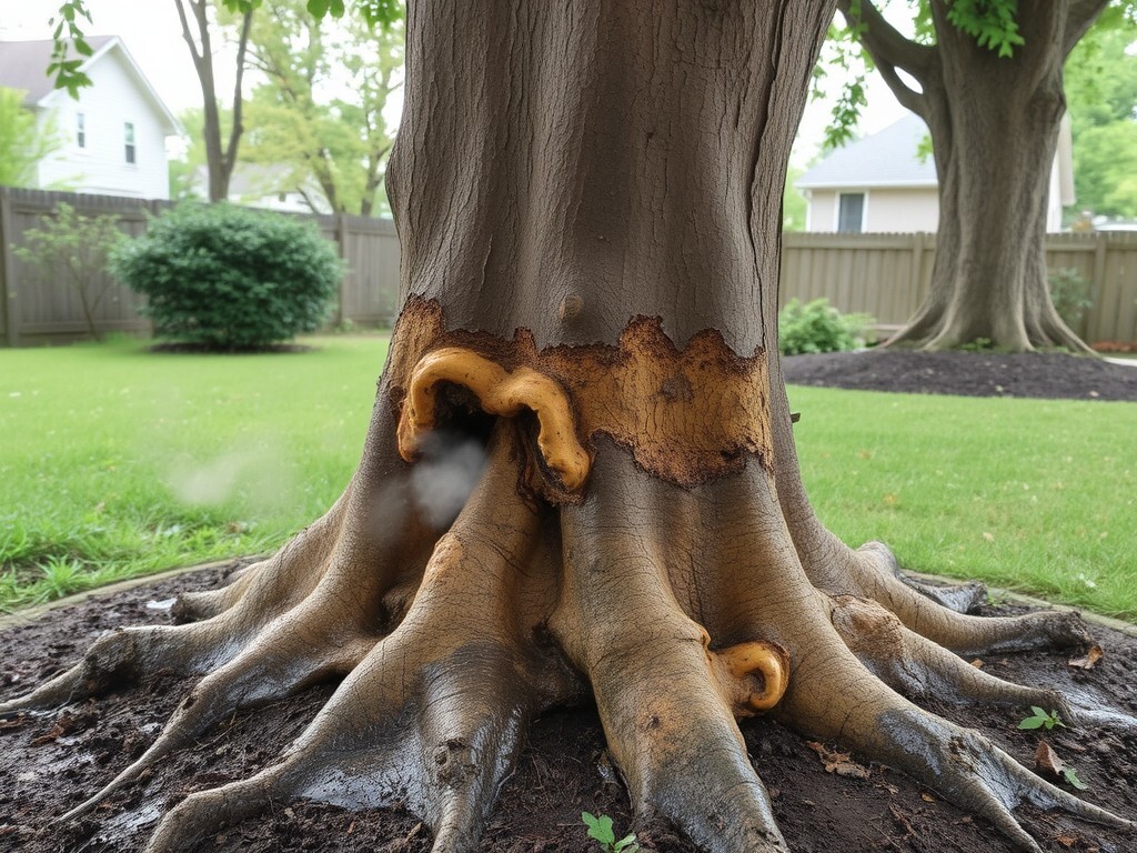Sour smell from fungal tree