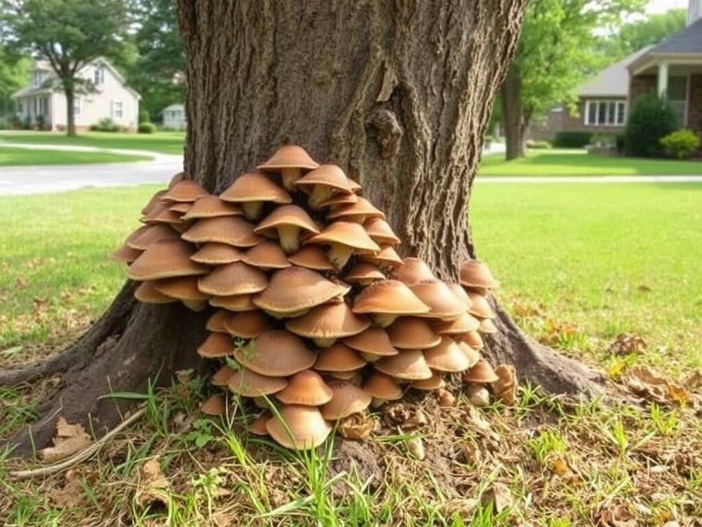 identification of Tree fungus growth or mashroom