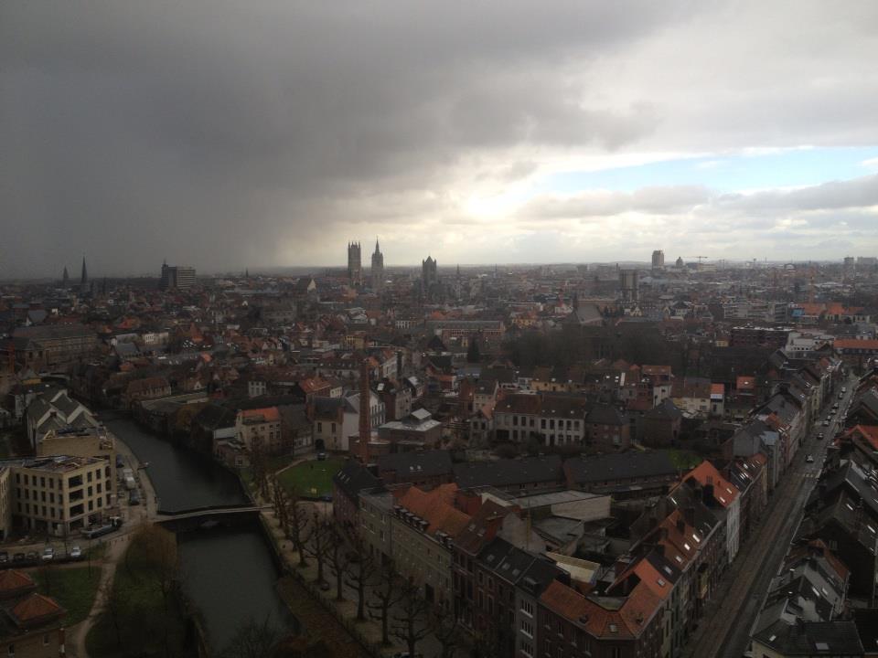 Ghent from above