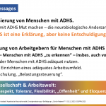 Take-Home-Message - Neurodivers, krank oder beides? Aspekte der Neurodiversität: Entstigmatisierung – Befähigung –„Schön-Rederei“?