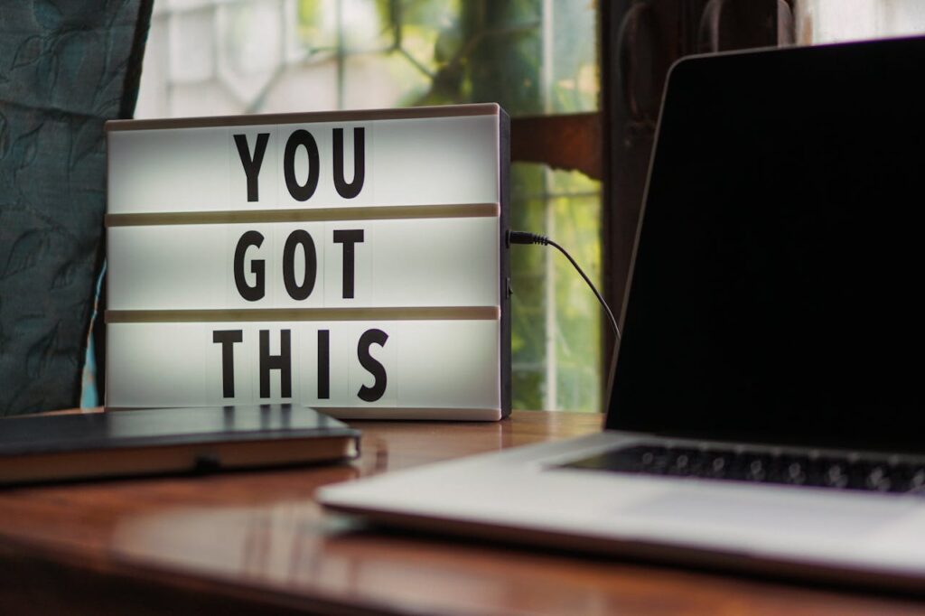 Coaching for productivity will remind you to access encouragement and encourage yourself. You got this.