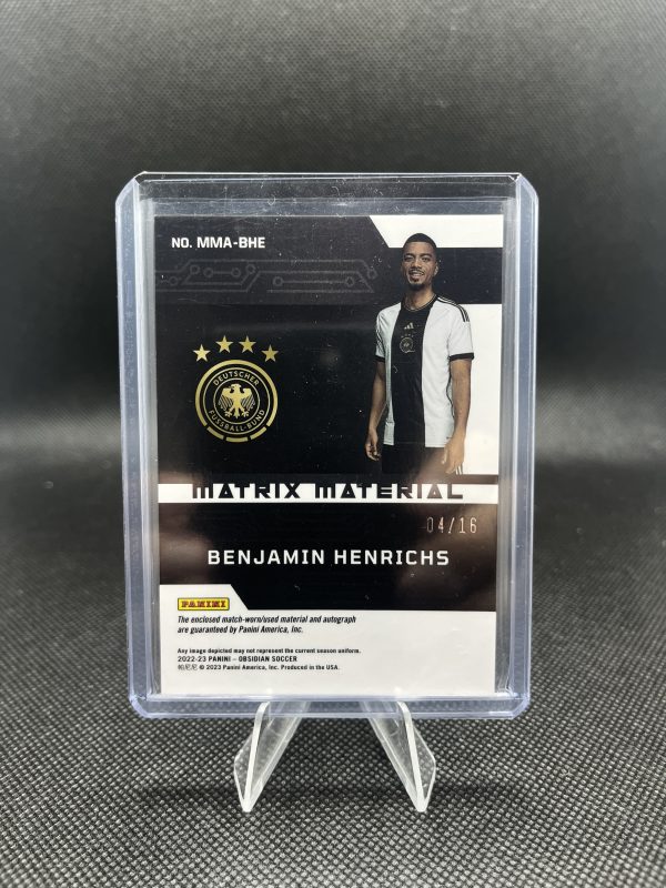 Benjamin Henrichs Match-worned Autograph /16 - Bilde 2