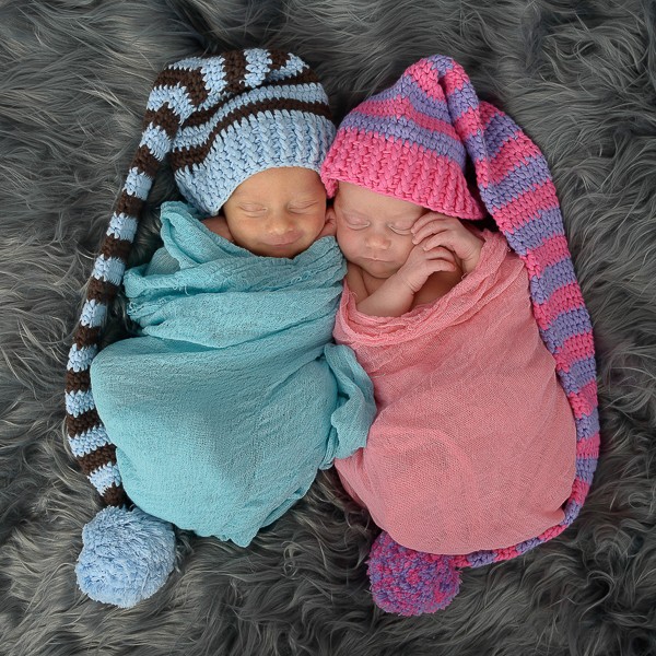 newbornfotografie tweeling
