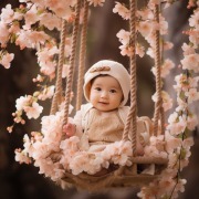 Digitale achtergronden kopen voor babyfotografie