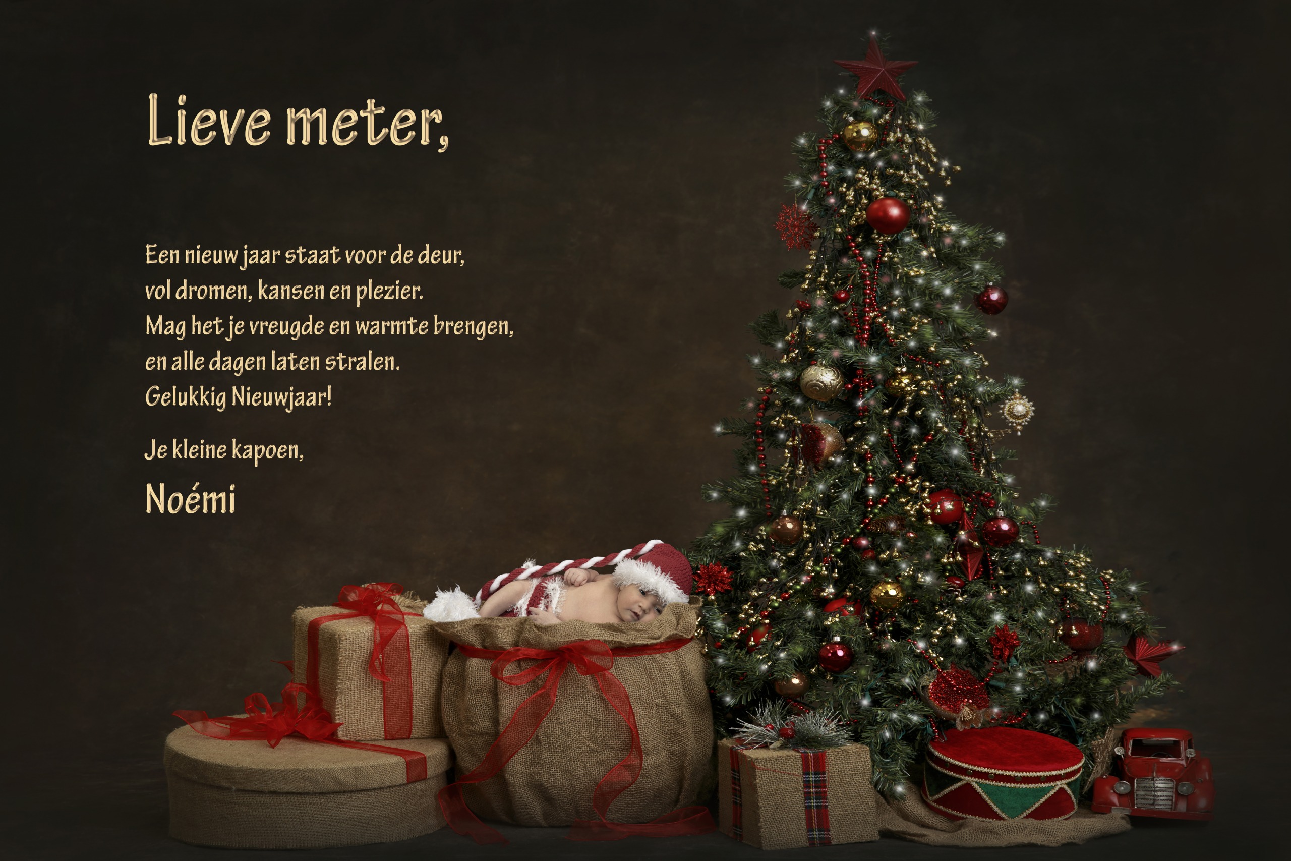 nieuwjaarsbriefje baby
