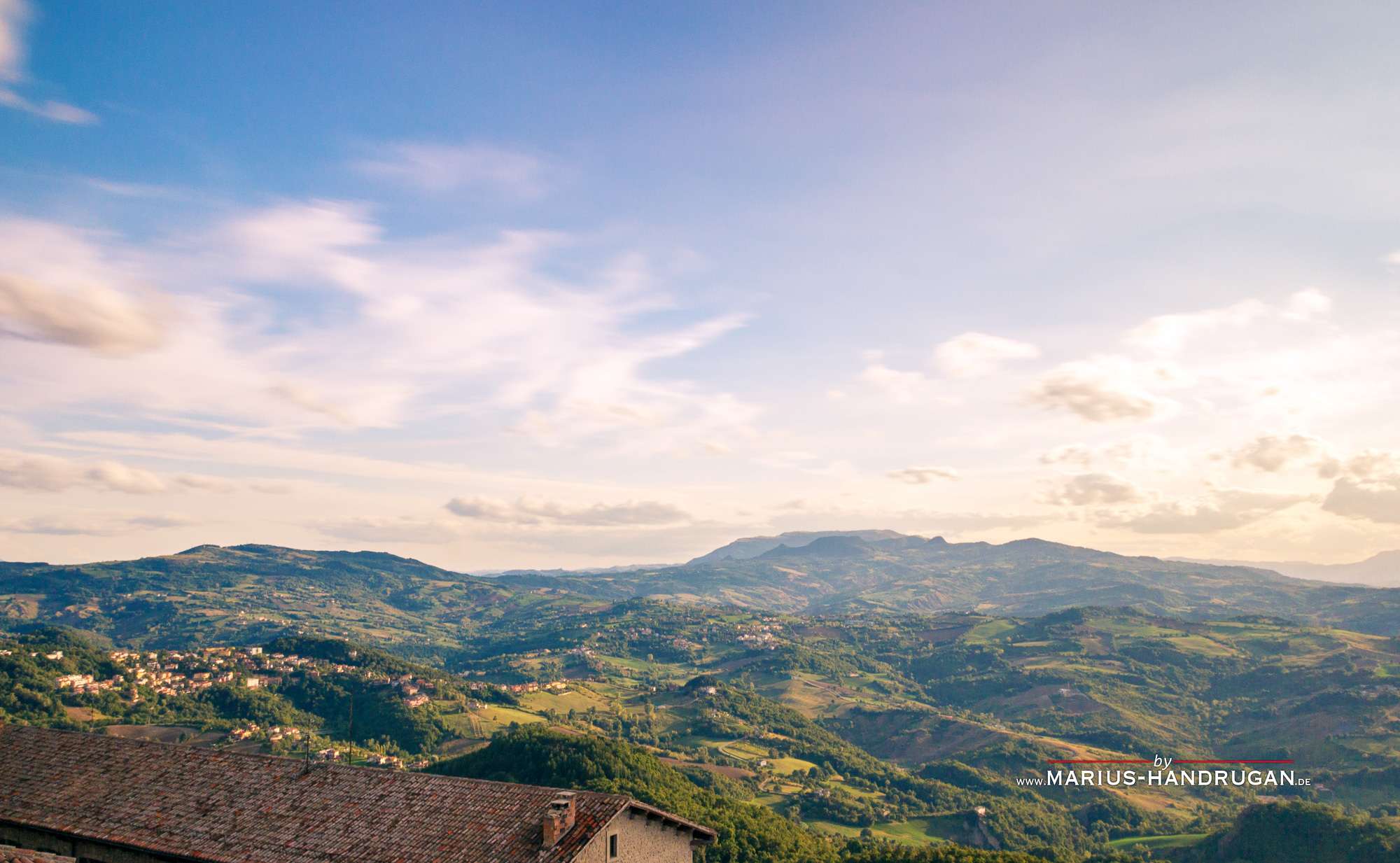 Ewige Landschaft in San Marino Italien