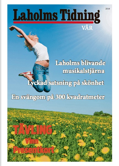 Laholms Tidning omslag bilaga redigera LT