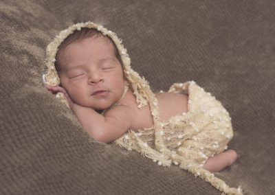 Slapende baby newborn fotografie Den Bosch