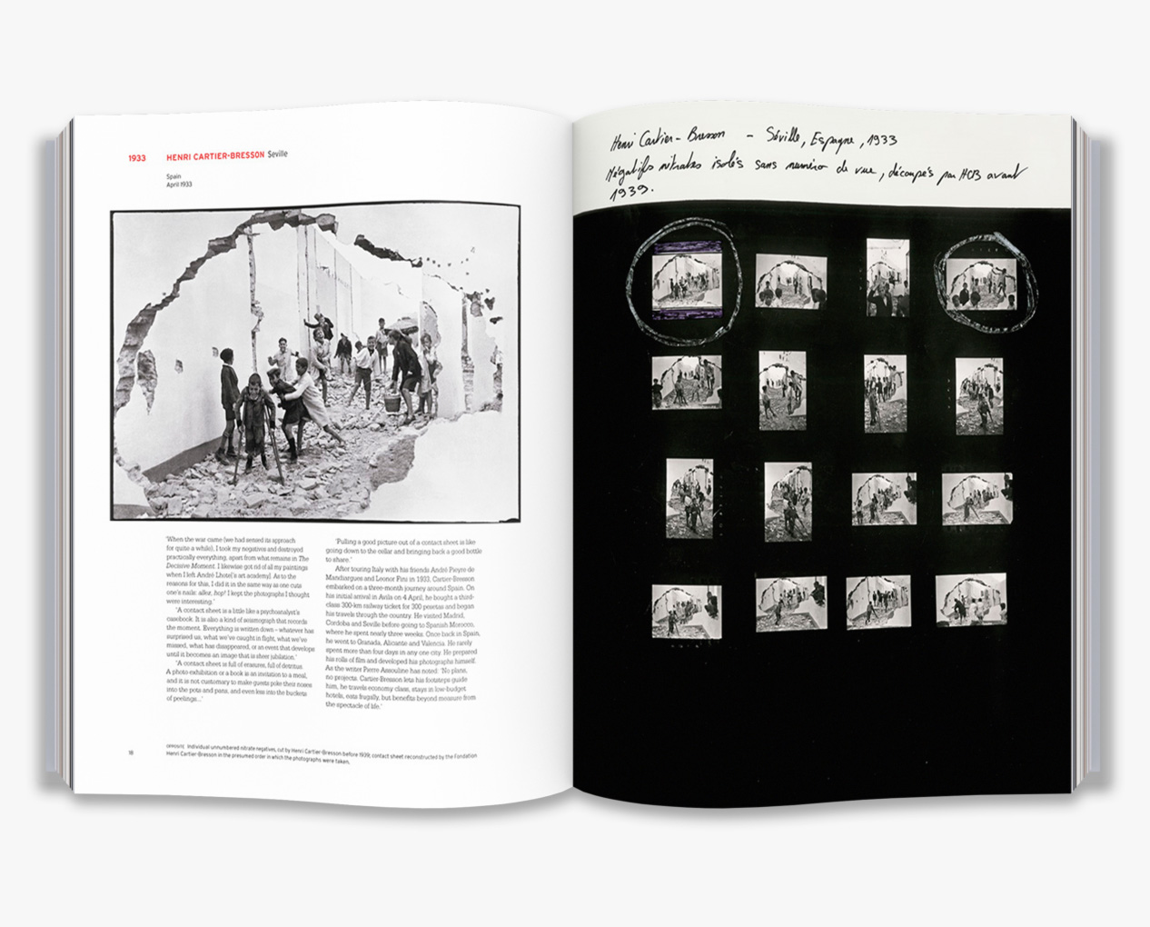 Kirsten Lubben (editor) 'Magnum Contact Sheets' - Fragment