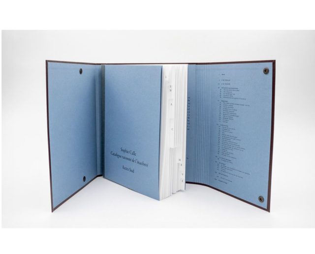 Sophie Calle ‘Catalogue raisonne of the unfinished’