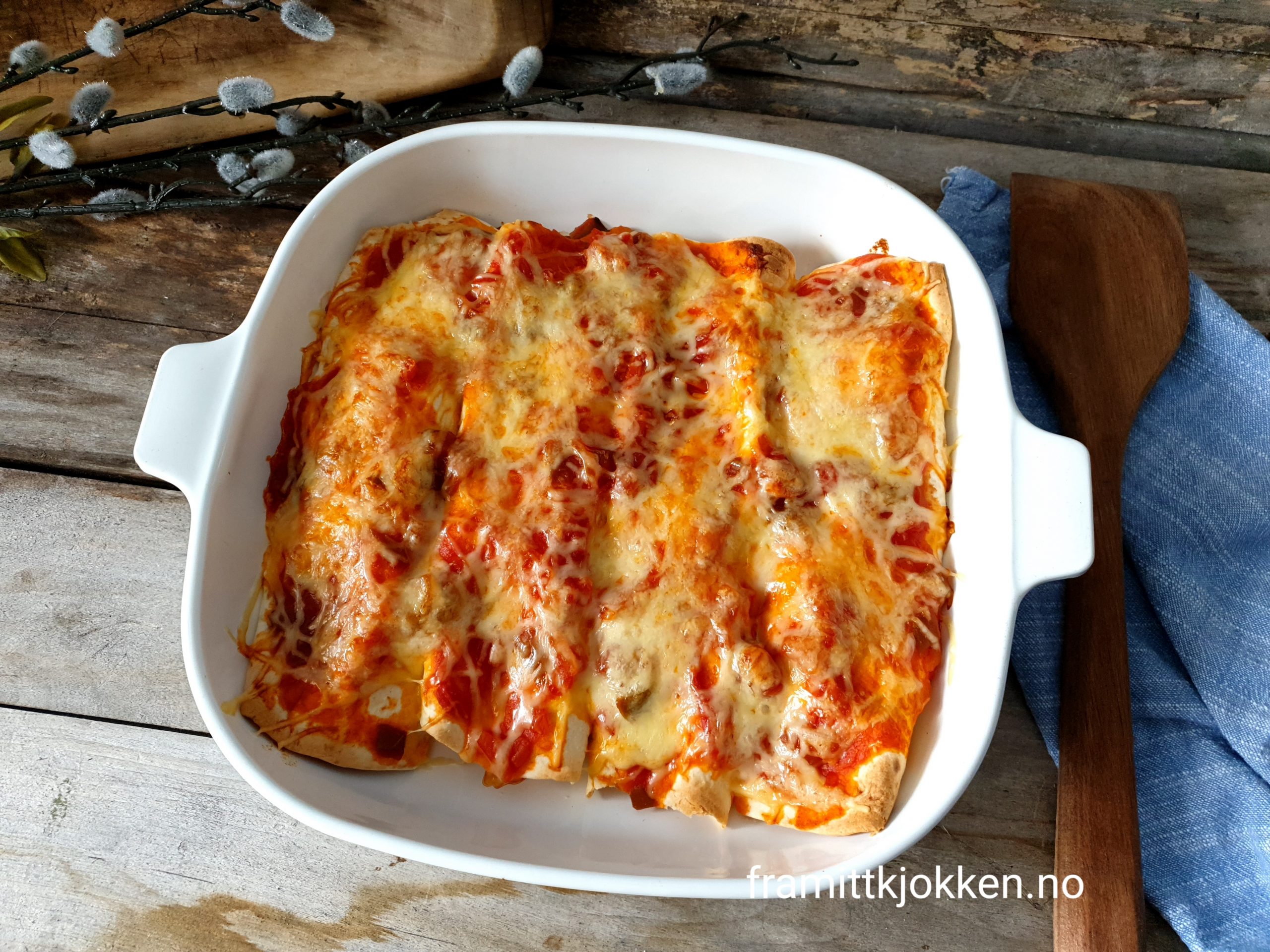 Enchiladas med kylling Fra mitt kjøkken