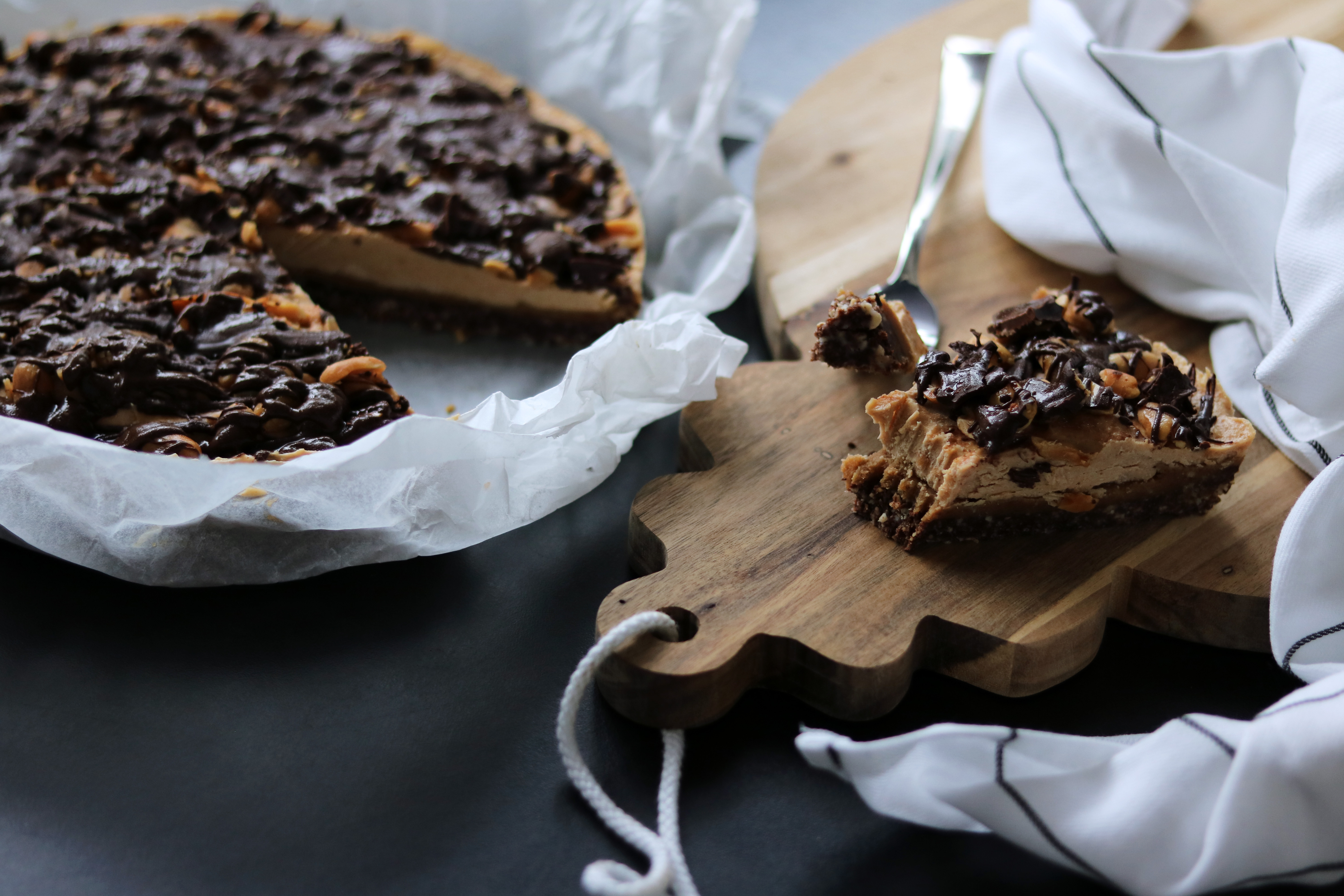 Wonderlijk Guiltfree salted caramel snickers pie VC-73