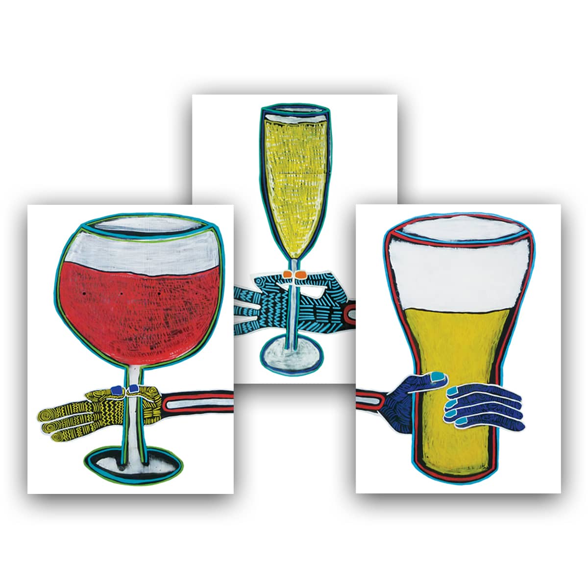 CHEERS! - postcard A6 - Frank Willems