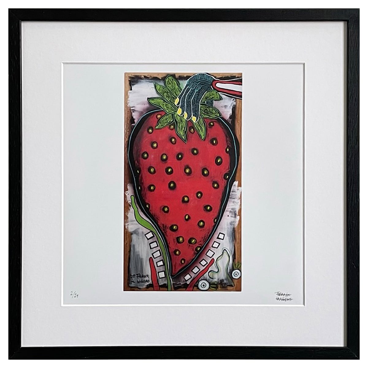 Limited Edt Art Prints - YUMMY STRAWBERRY - Frank Willems