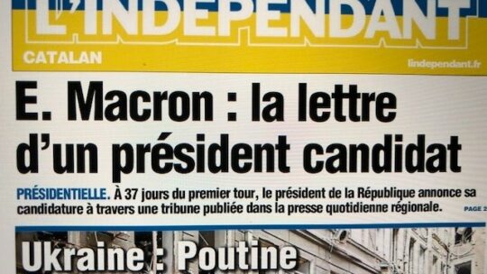 Macron candidat à l’élection présidentielle