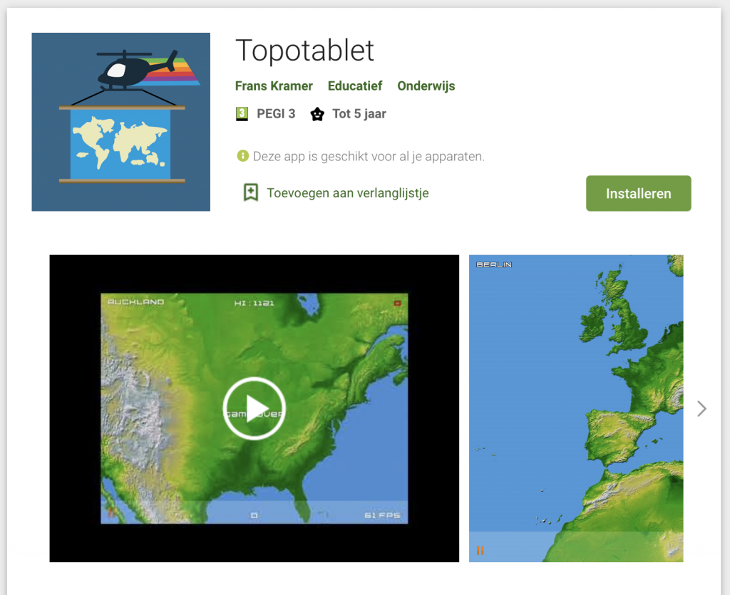 Topotablet Google Playstore