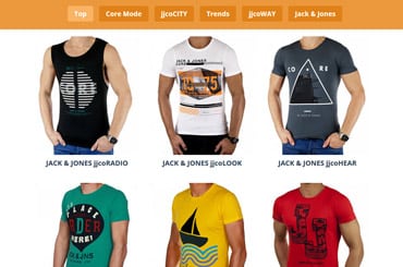 Projekt Landingpage Mode - Web Agentur FRASCHE.de - T-Shirts