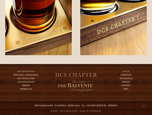 The Balvenie DCS - Footer