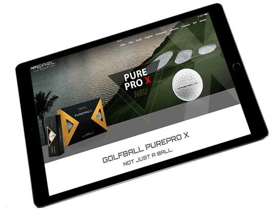 Wordpress Projekt Golfsport - Tablet