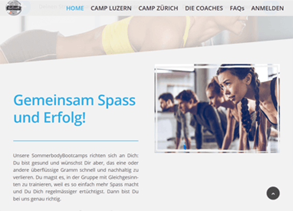 Word Press Projekt Sport - Spass am Sport