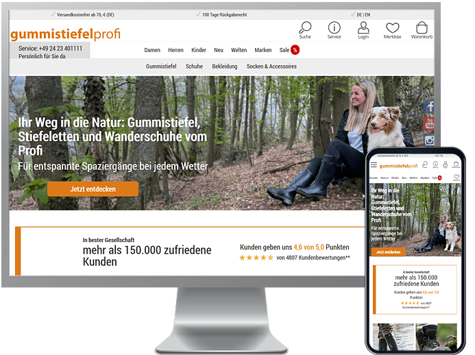 Referenz Gummistiefelprofi.de