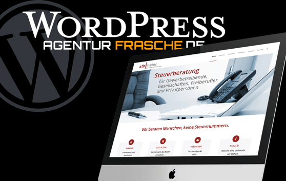 wordpress agentur frasche projekt