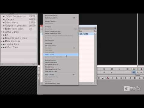 Media Composer 6 107: Exporting and Sharing – 27 Reference Clips – What’s Attached to a Sequence