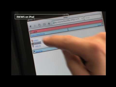 How to view Avid iNEWS® on an iPad