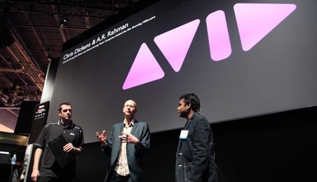 NAB 2009 – Chris Dickens and A.R. Rahman of Slumdog Millionaire