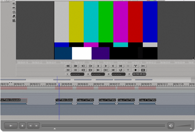 Avid DS Color Bars and Head Format