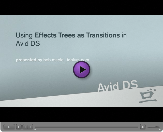 Effects Trees as Transitions