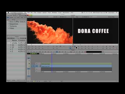 Manhattan Edit Workshop Training Series: Filling Titles With Video in Avid Media Composer 6