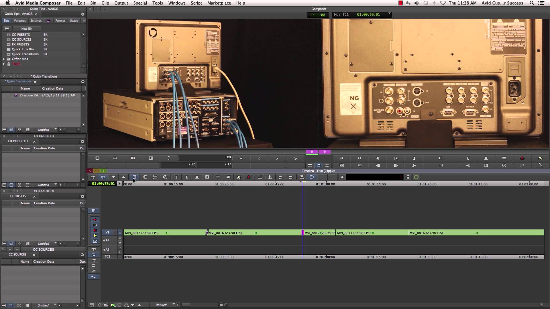 Survival Guide ‒ Media Composer® Save an FX Preset with Source ‒ Avid®