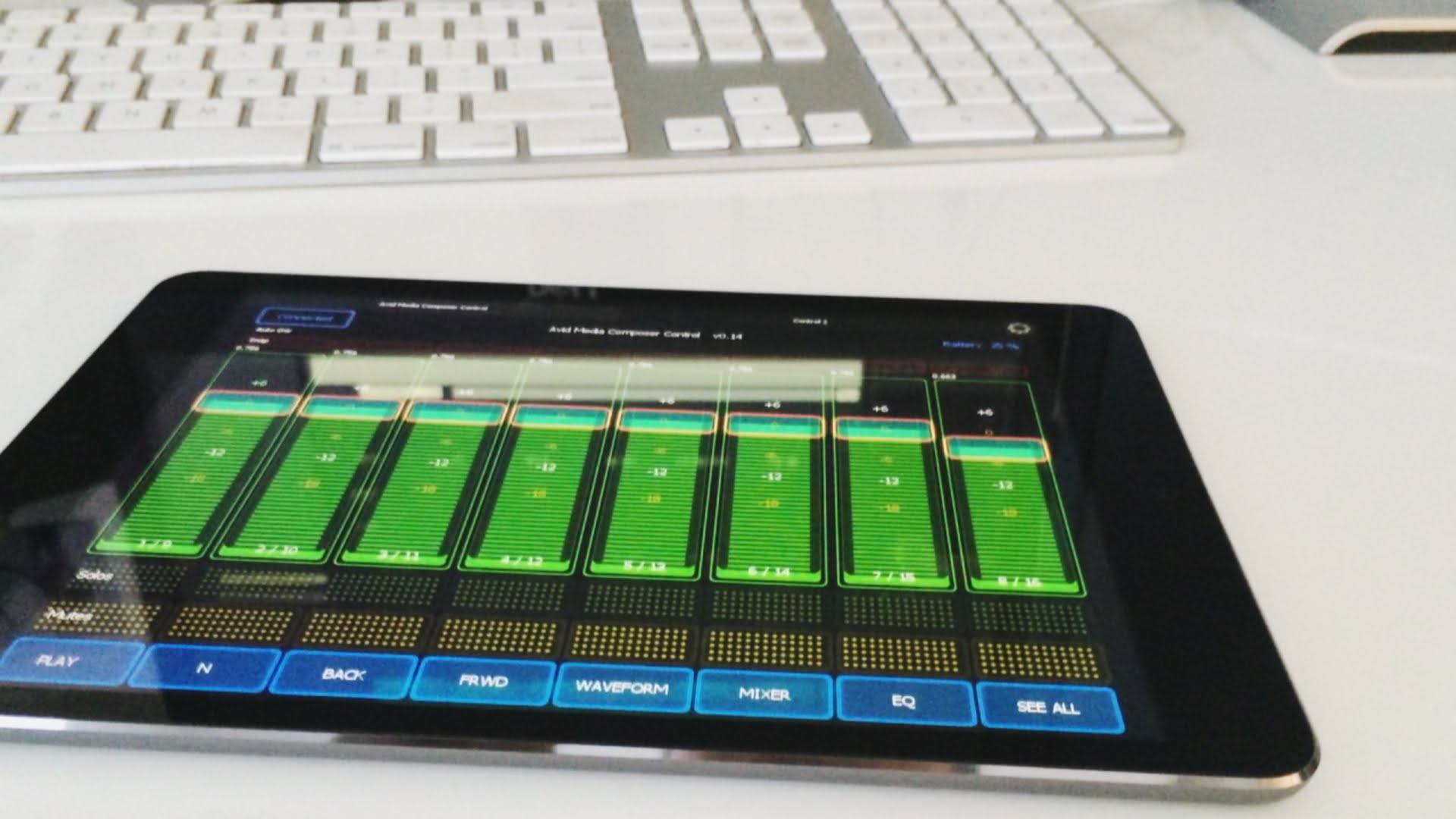 Mix Avid Media Composer Audio with the iPad Lemur App