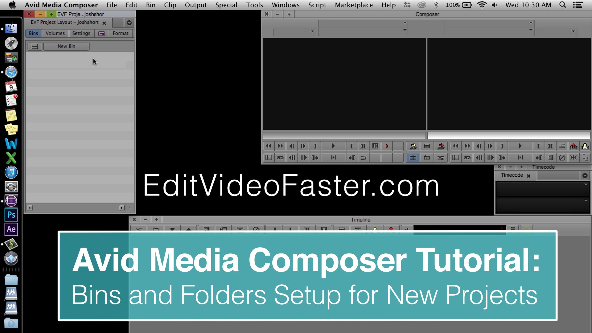 EVF Tutorial – Quick Transitions in Avid Media Composer