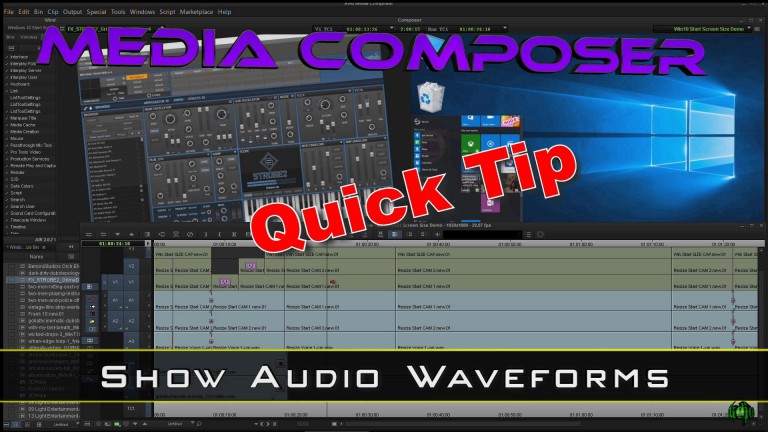 Media Composer Quick Tip – Show Audio Waveforms