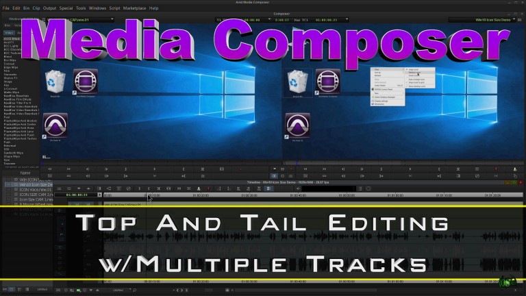 Media Composer – Top and Tail Editing Across Multiple Clips