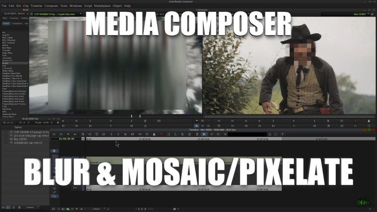 Media Composer – Blur and Mosaic/Pixelate Effect