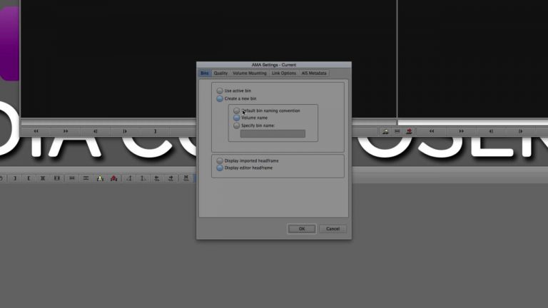 Let’s Edit with Media Composer – Lesson 6 – Settings Part 1