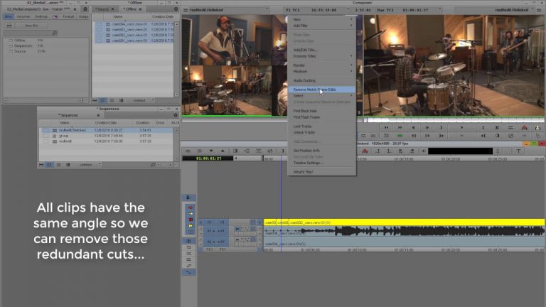 Media Composer Multicam Offline Workflow