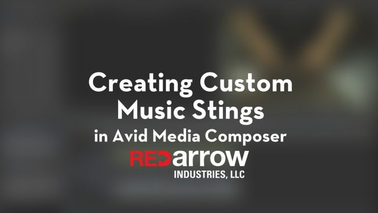 Creating Custom Music Stings in Avid Media Composer